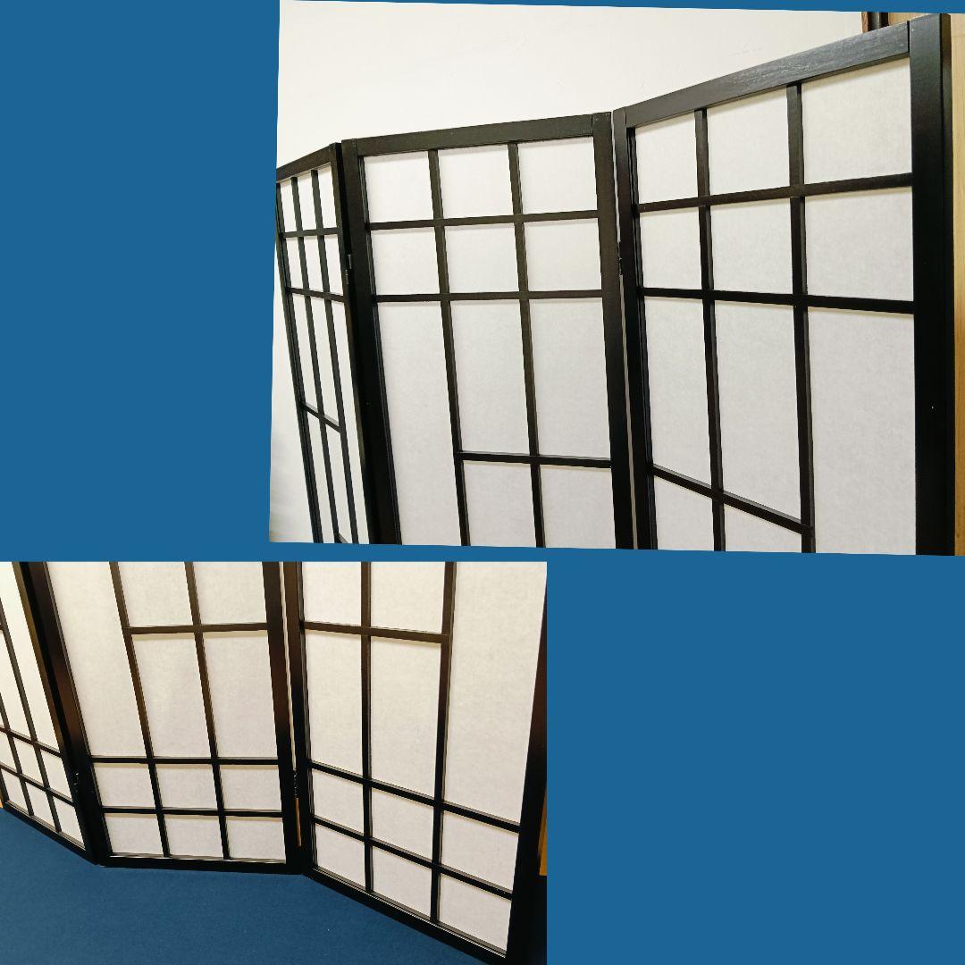 AN37 衝立 変り障子 3連 和風 和モダン 木製 高さ150cm