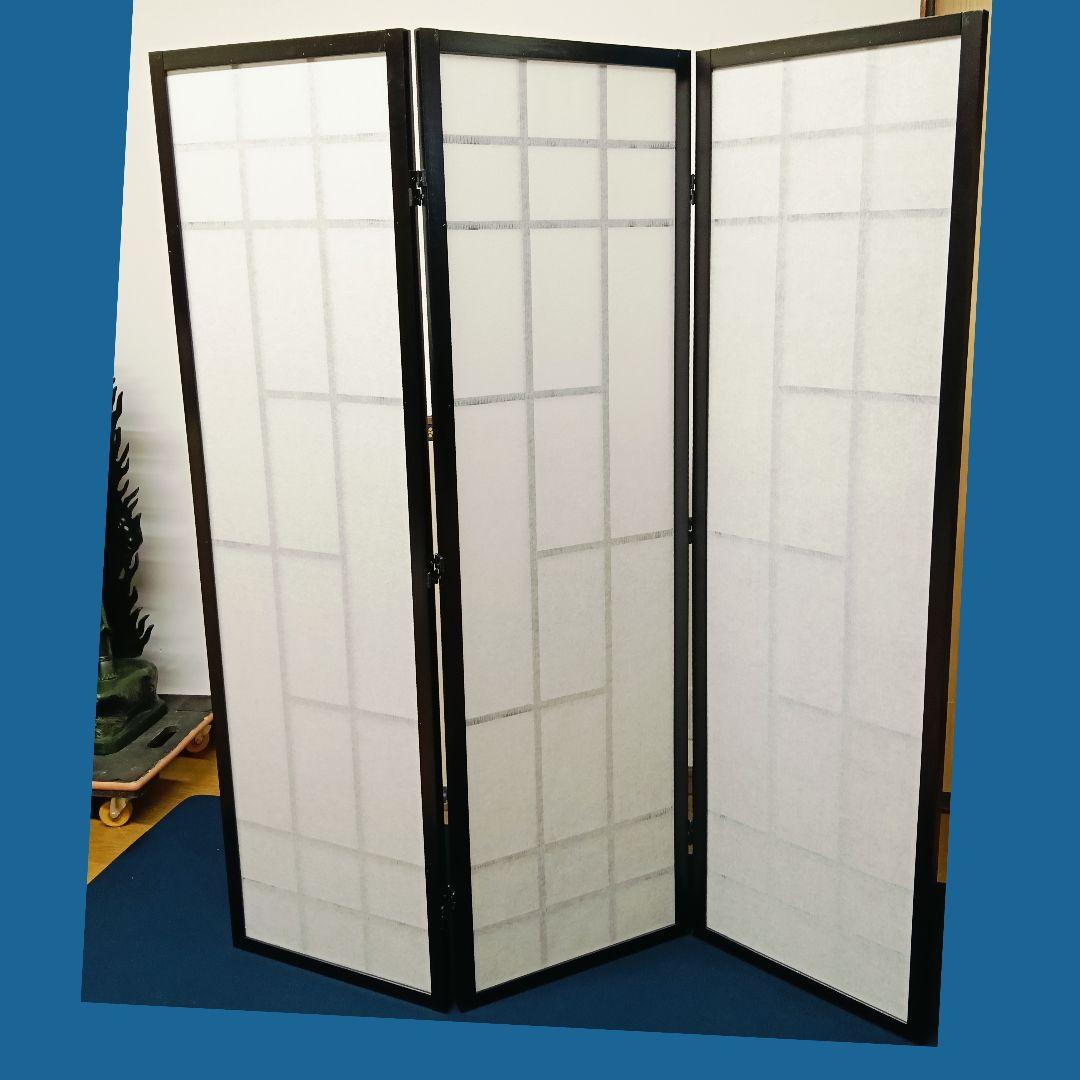 AN37 衝立 変り障子 3連 和風 和モダン 木製 高さ150cm