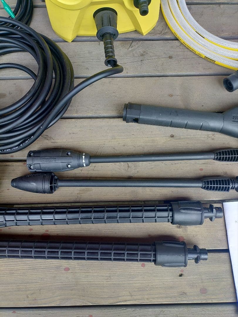 動作確認済　Karcher　k3 Silent 高圧洗浄機本体と付属品一式