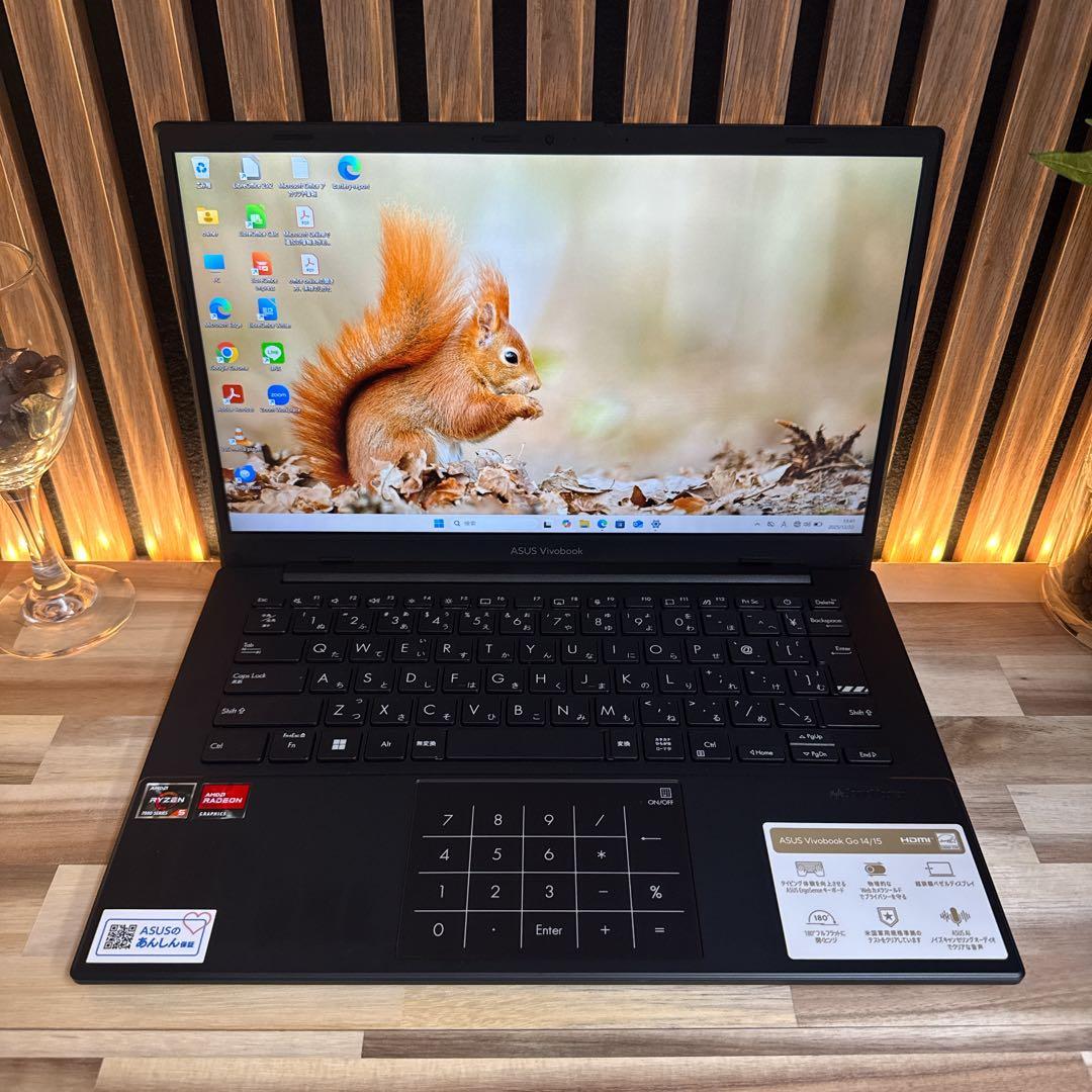 準美品‼️ASUS☘️Ryzen5☘️メモリ16GB☘SSD512GB☘️ノートパソコン