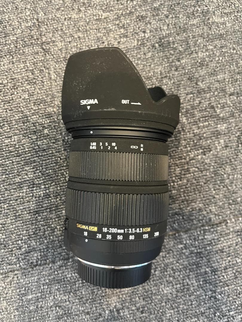 SIGMA18-200mmF3.5-6.3 DC OS HSMニコンFマウント