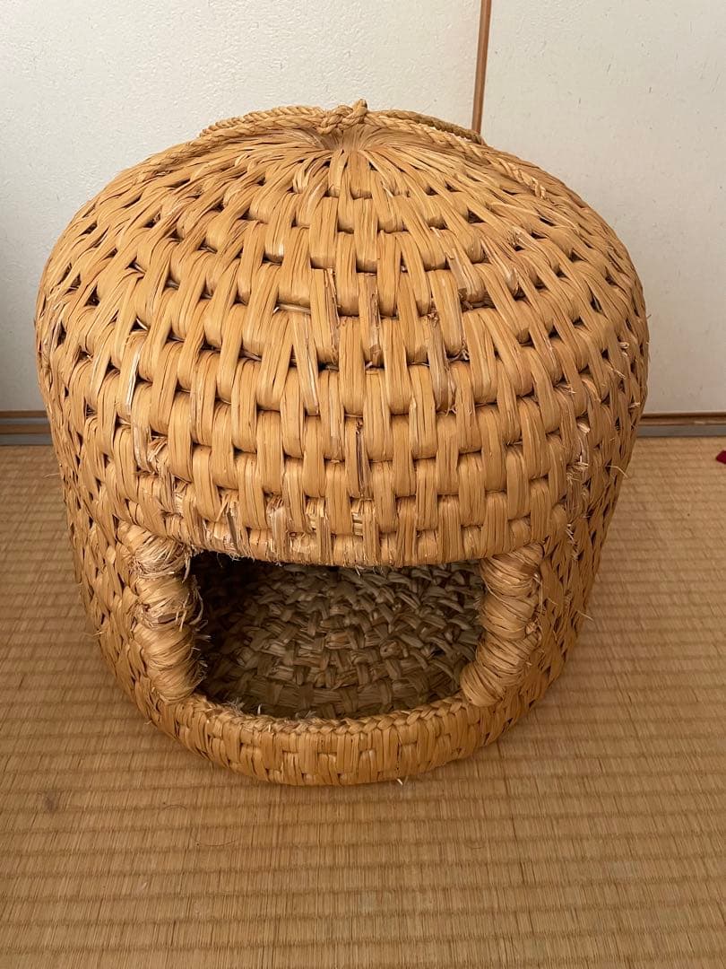 猫ちぐら天然素材ドーム型猫用ハウス本物