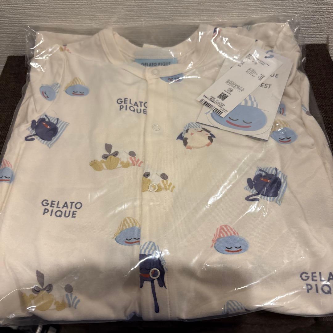 【ジェラピケ】 アソートモンスター総柄ロンパース　80サイズ