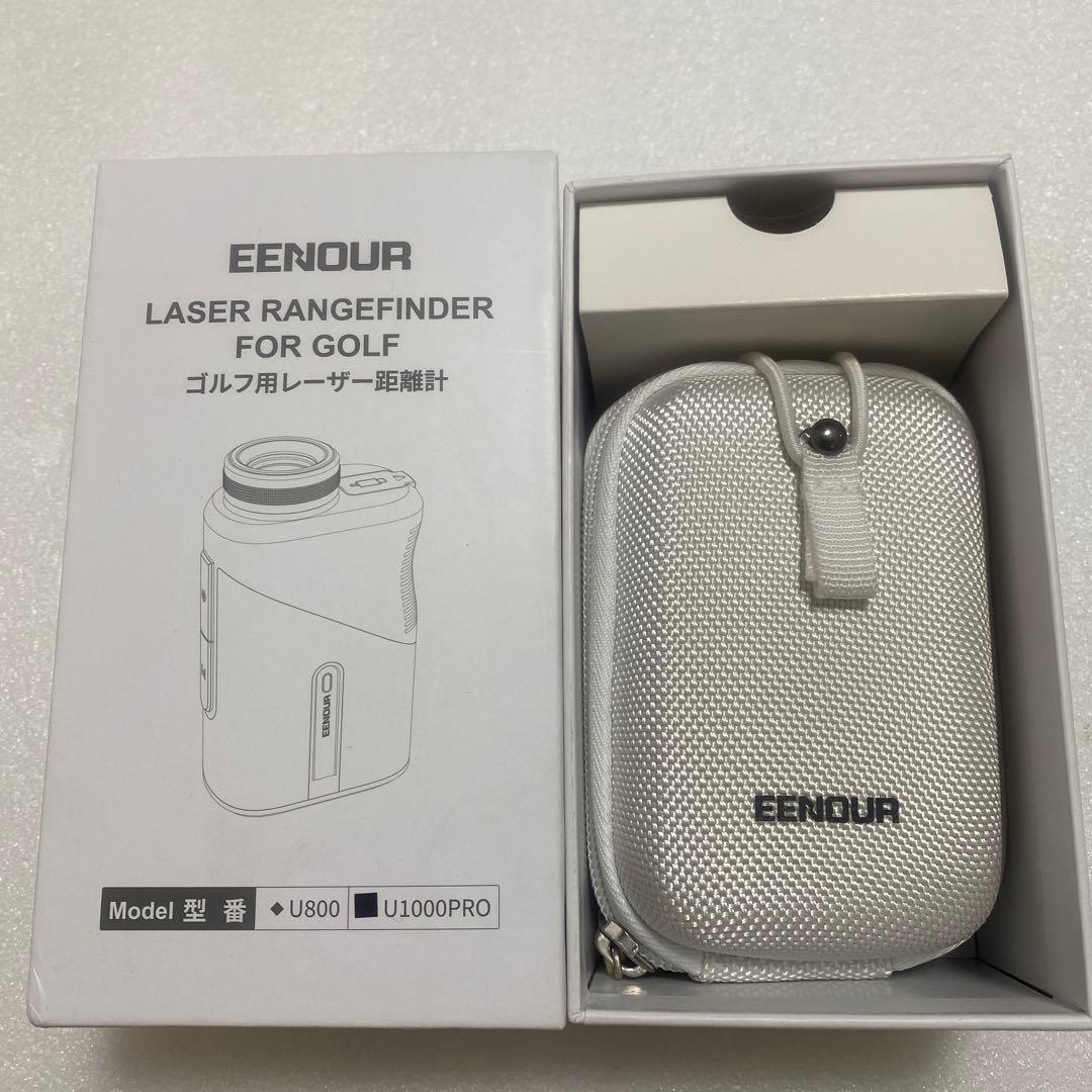 ヤ*ン様 送料無料　ゴルフ用レーザー距離計EENOUR U1000PRO ホワイ