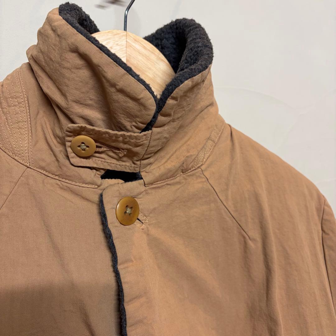 【交渉あり】45R リバーシブルボアコート　上質コットン　R刺繍