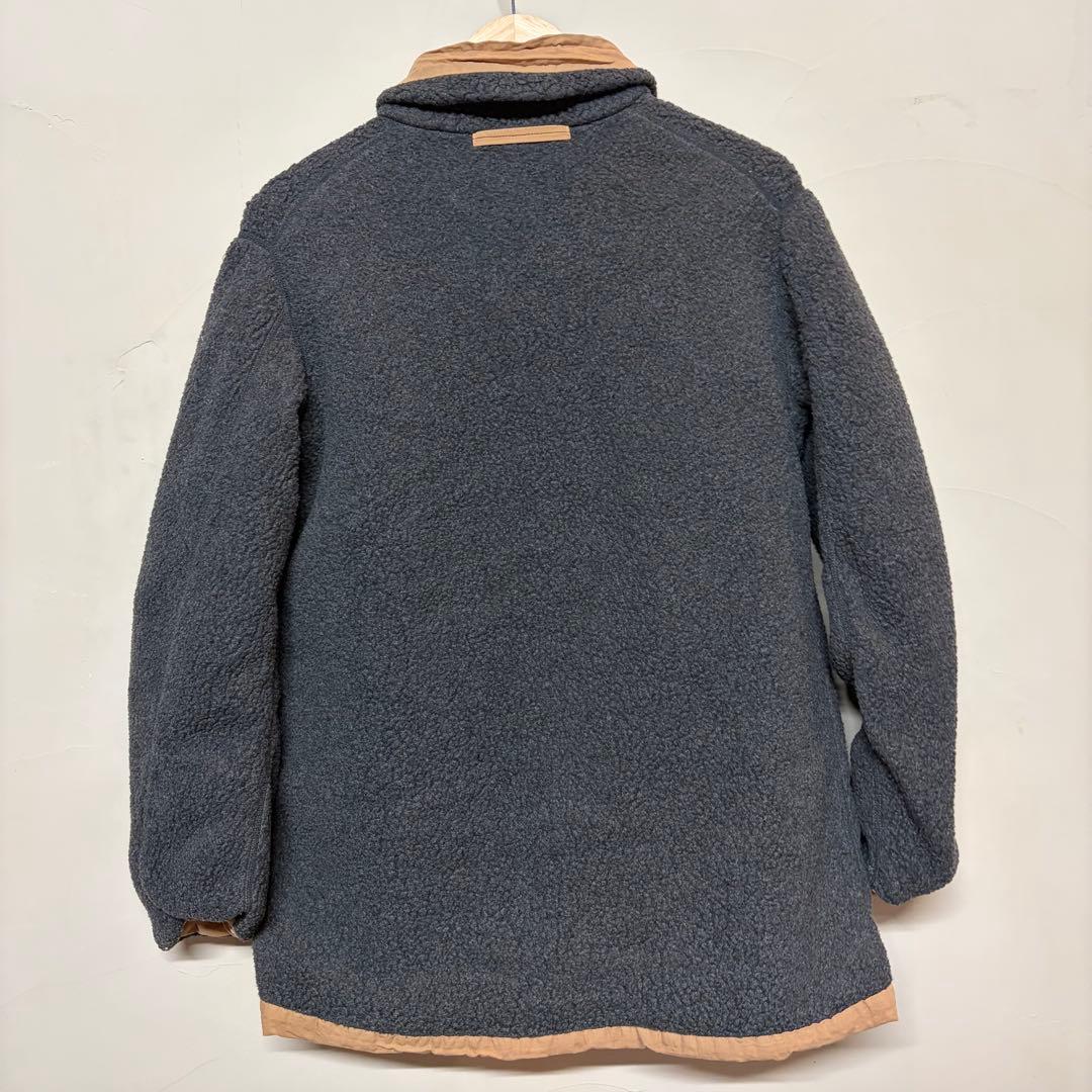 【交渉あり】45R リバーシブルボアコート　上質コットン　R刺繍