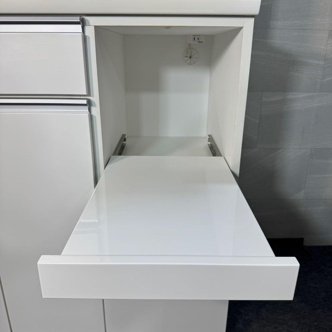 ニトリ 食器棚 レジューム 幅90cm シンプル キッチンボード d4629