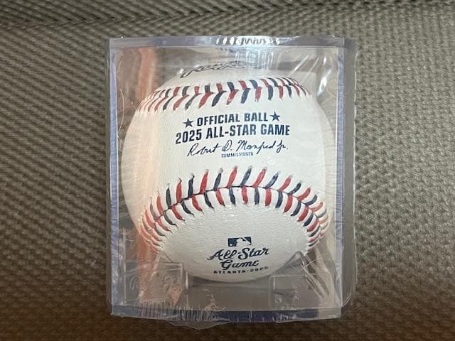 大谷翔平出場2025MLBオールスターGAME使用公認球ケース入限定品1