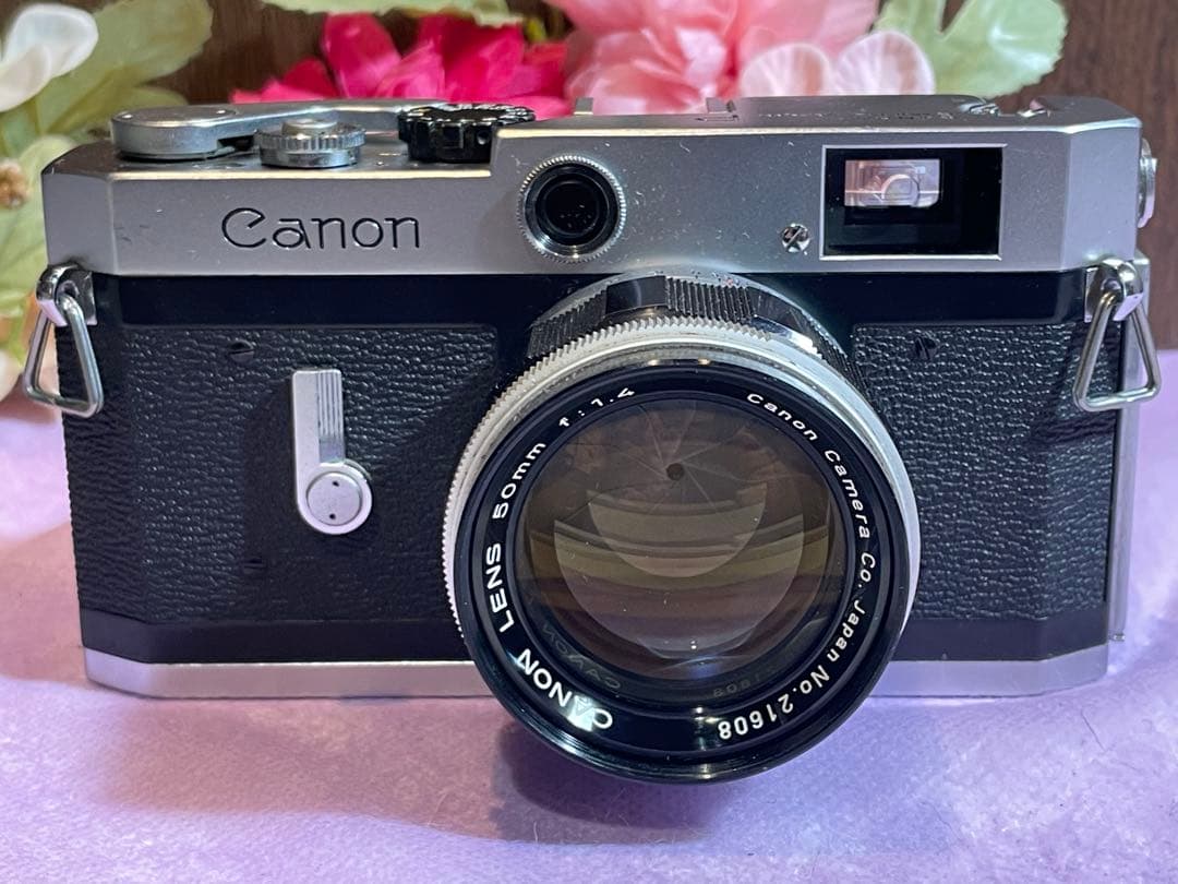 Canon P フィルムカメラ 50mm f/1.4 レンズ付き