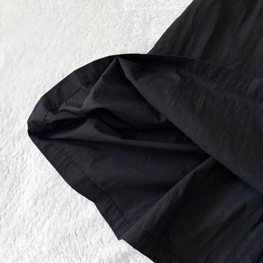 BEARDSLEY　ニットコンビワンピース　ブラック　ビアズリー　洗える　長袖