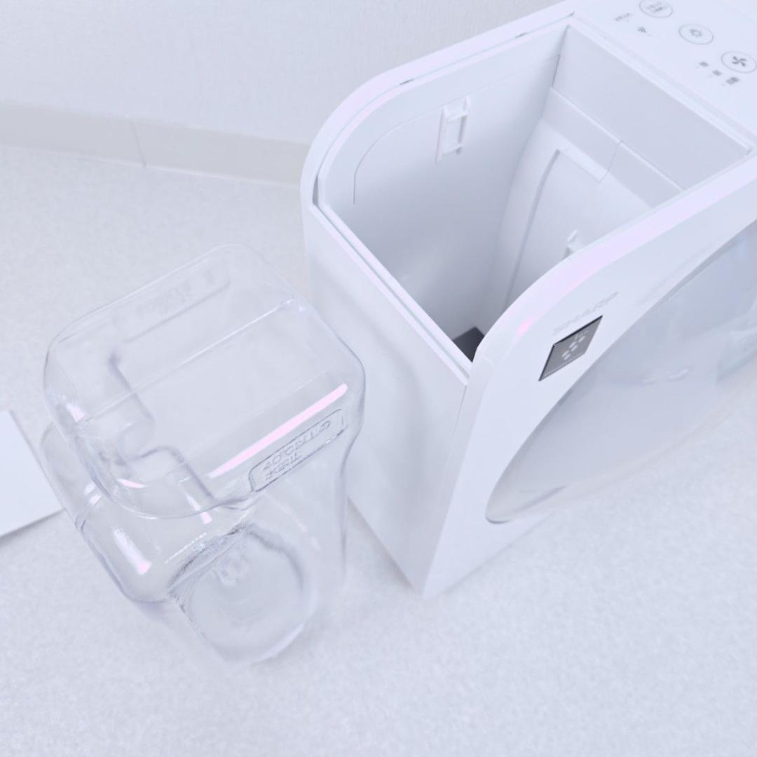 【美品】シャープ 加湿器 HV-EX30-W SHARP 気化式 6畳