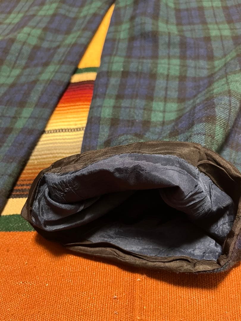 70s USA製 PENDLETON ウールパンツ \"BLACK WATCH\"