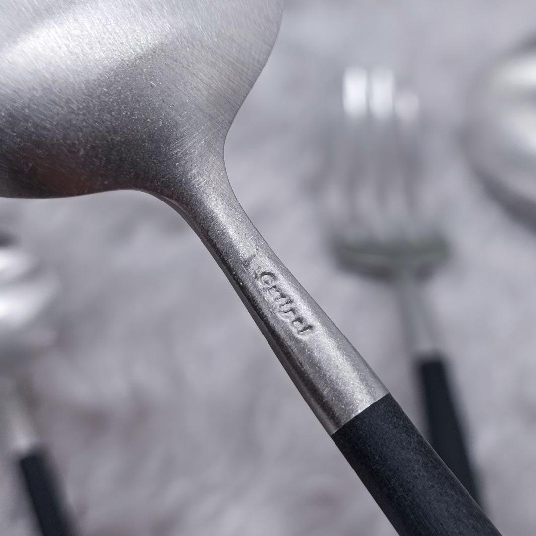 クチポール　カトラリー　ゴアシリーズ　スターターセット　ブラック　６点セット