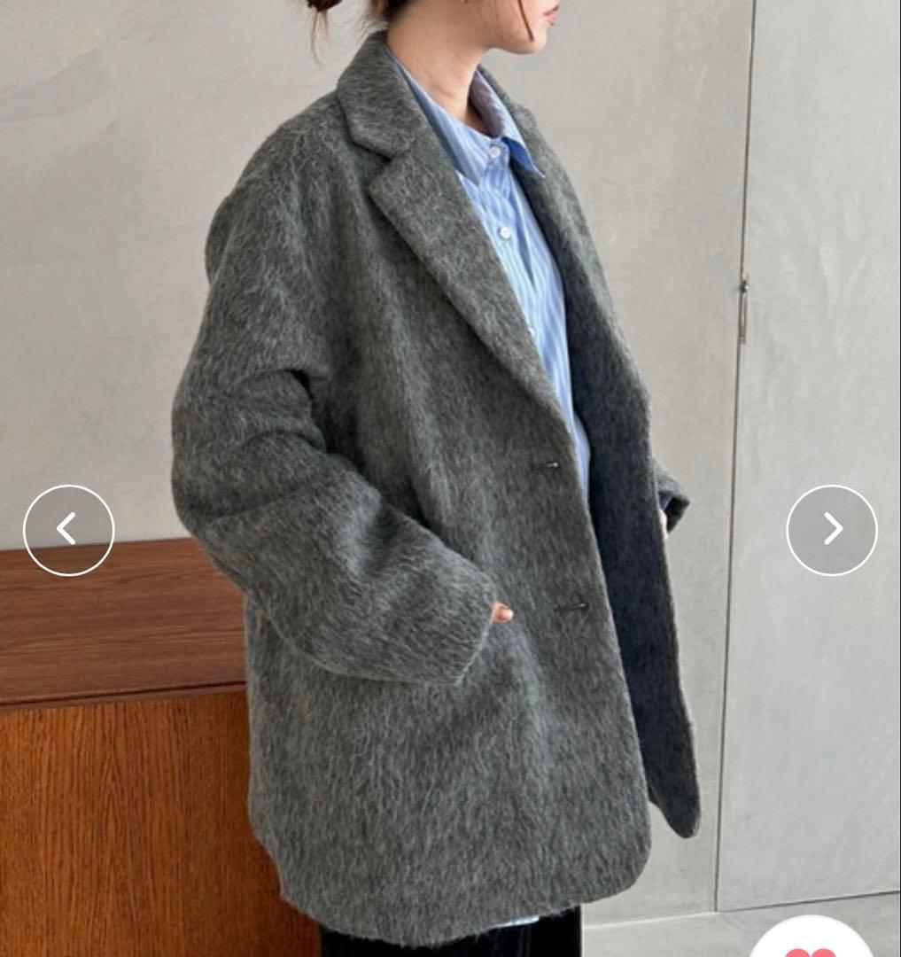 HTM★ シャギーテーラードジャケット