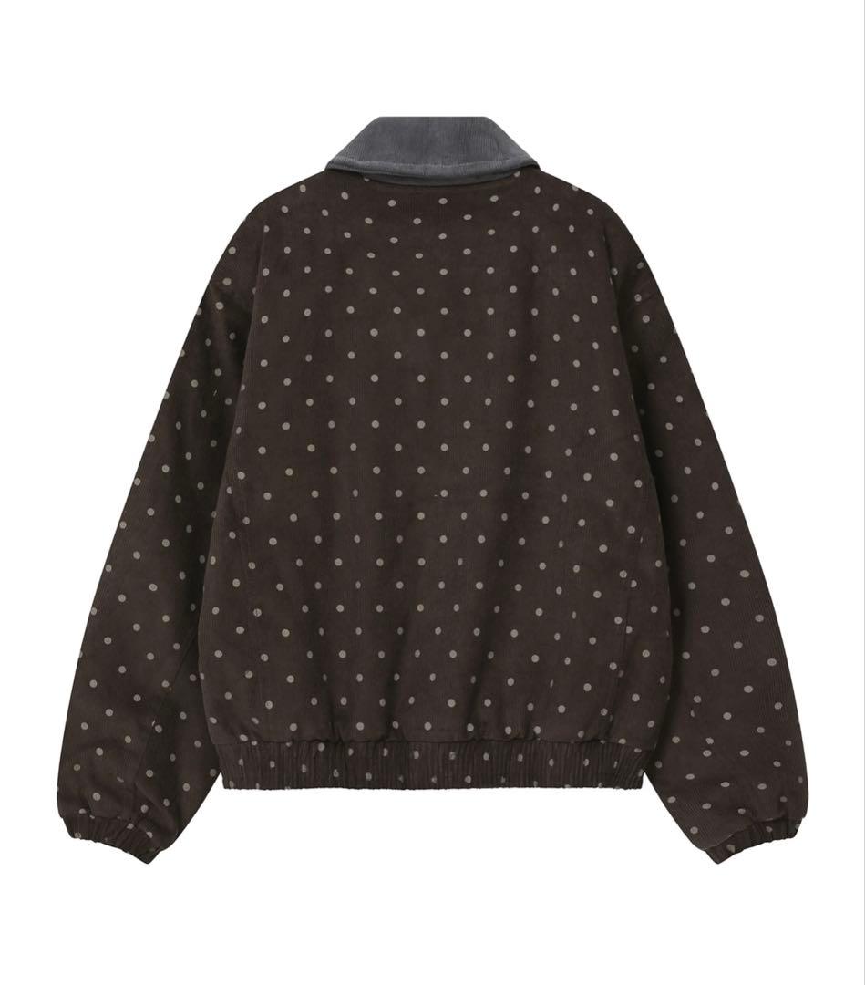 【BAUF】ドットコーデュロイジャケット[ブラウン]