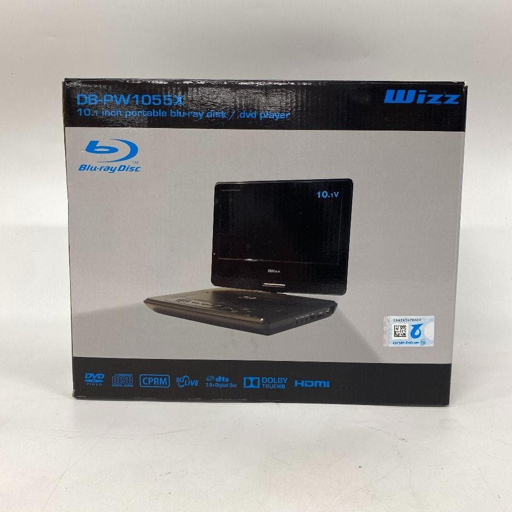 Wizz DB-PW1055X 10インチポータブルブルーレイプレイヤー