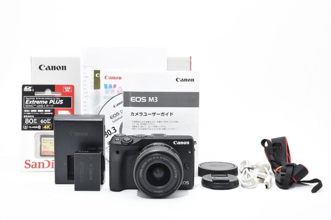 【美品】キヤノン CANON EOS M3 15-45mm IS STM