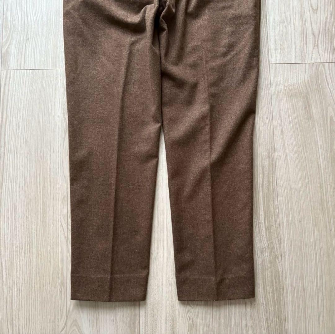 【美品】ジャブスアルキヴィオ MASACCIO 48 ウールフランネル ブラウン