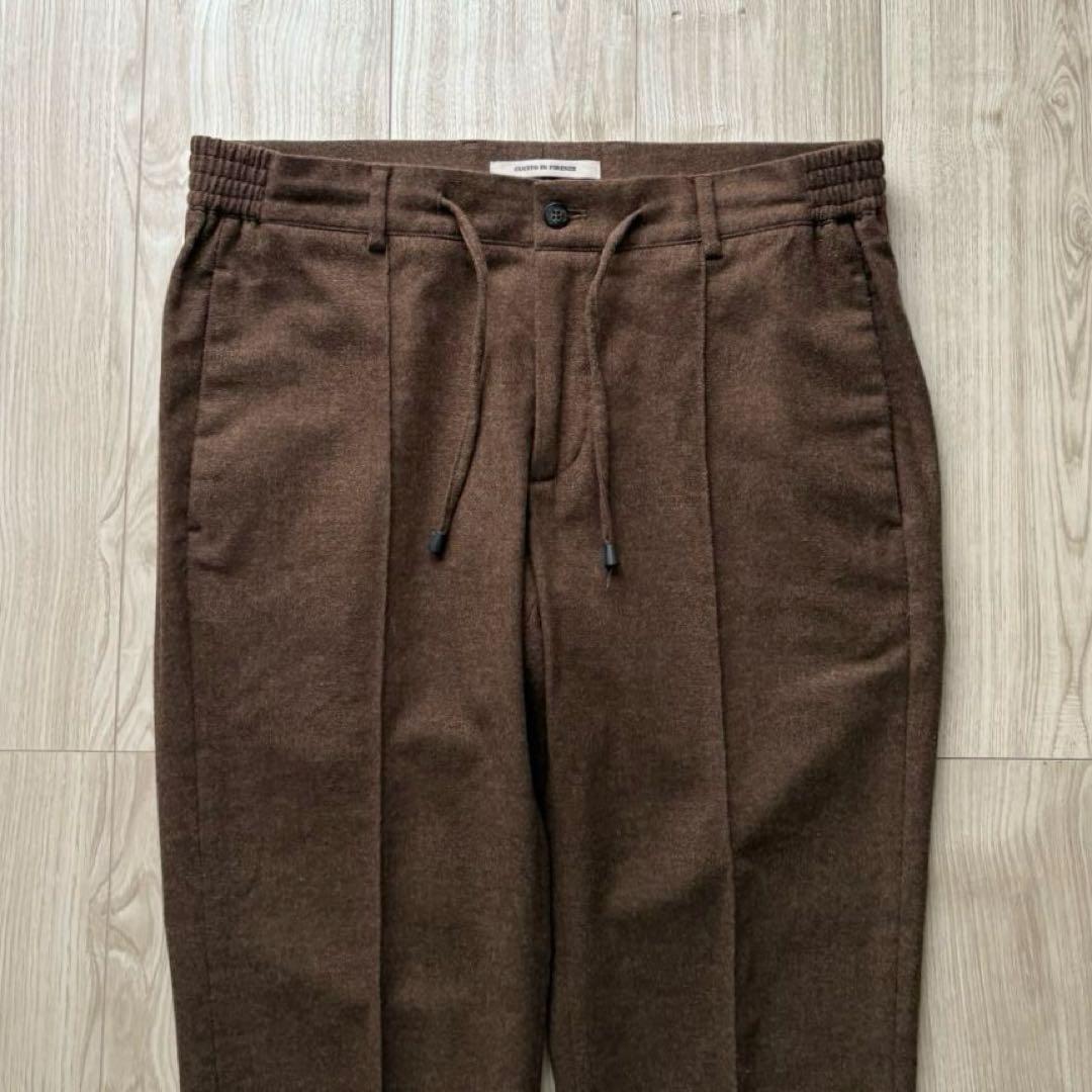 【美品】ジャブスアルキヴィオ MASACCIO 48 ウールフランネル ブラウン