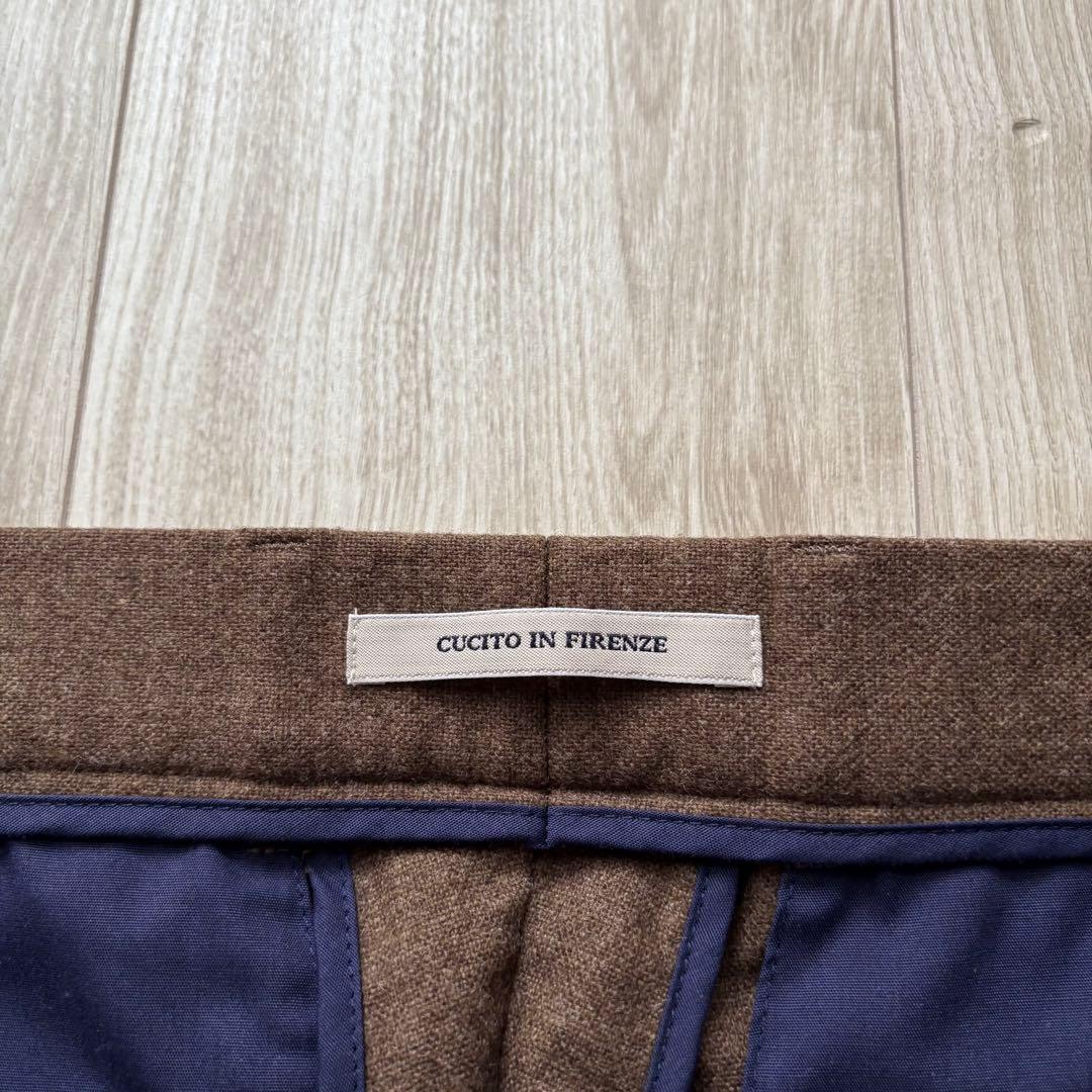 【美品】ジャブスアルキヴィオ MASACCIO 48 ウールフランネル ブラウン