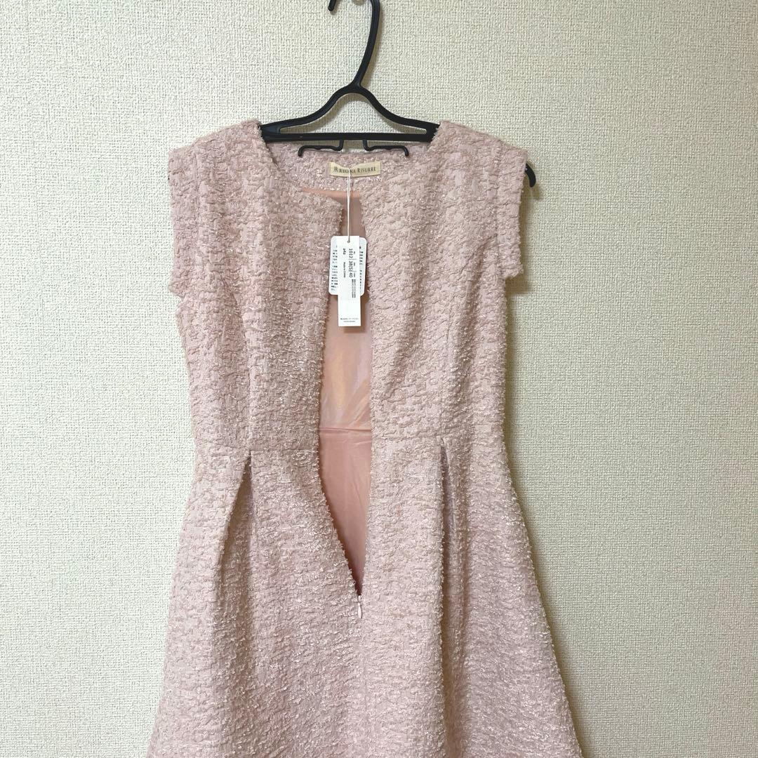 スペシャリテ　フリンジ　ツィード　ワンピース、婚活ワンピース