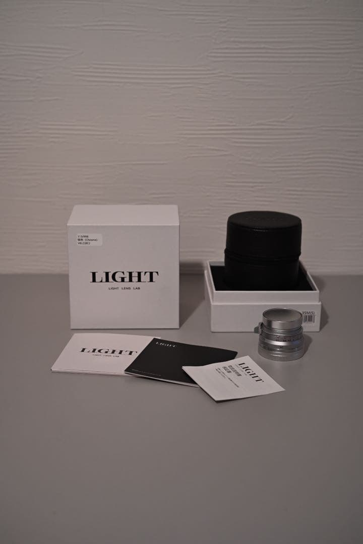 Light lens lab 35mm F2 周八枚 ライカM用 シルバー