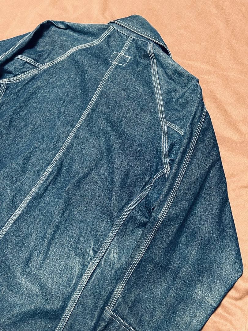 希少濃紺 80s 90s BROOKLYN OVERALL デニム カバーオール