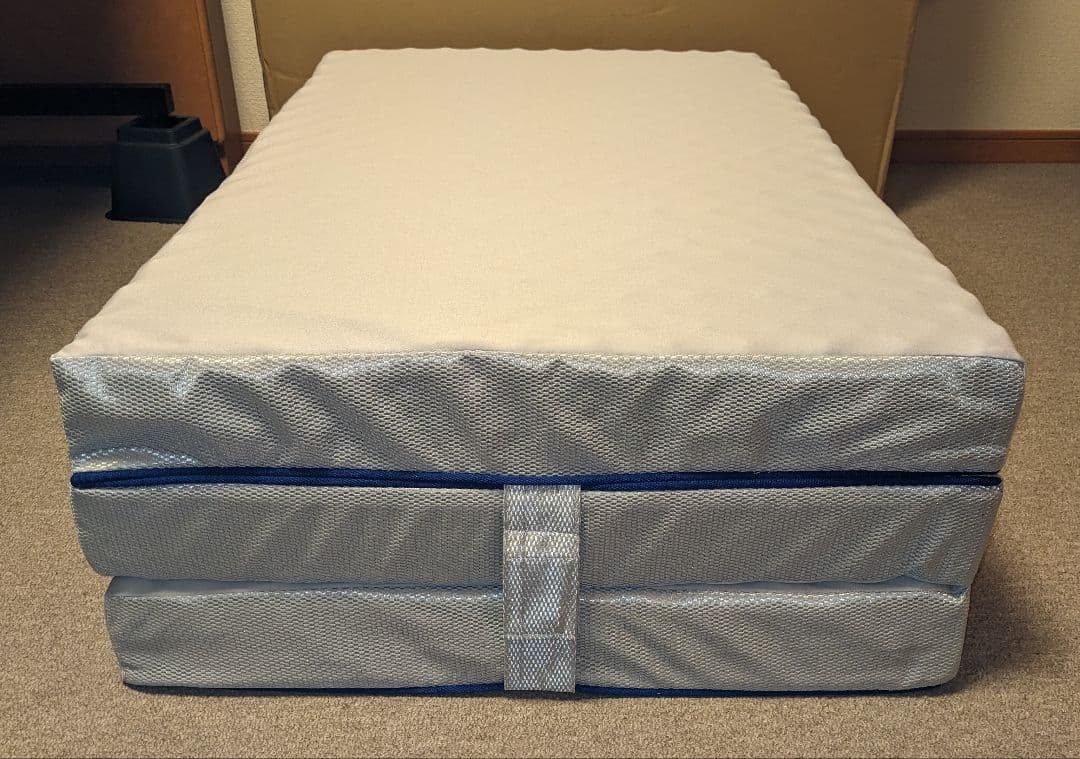 昭和西川　ムアツ　マットレス　三つ折り　スタンダード　レギュラー　シングル