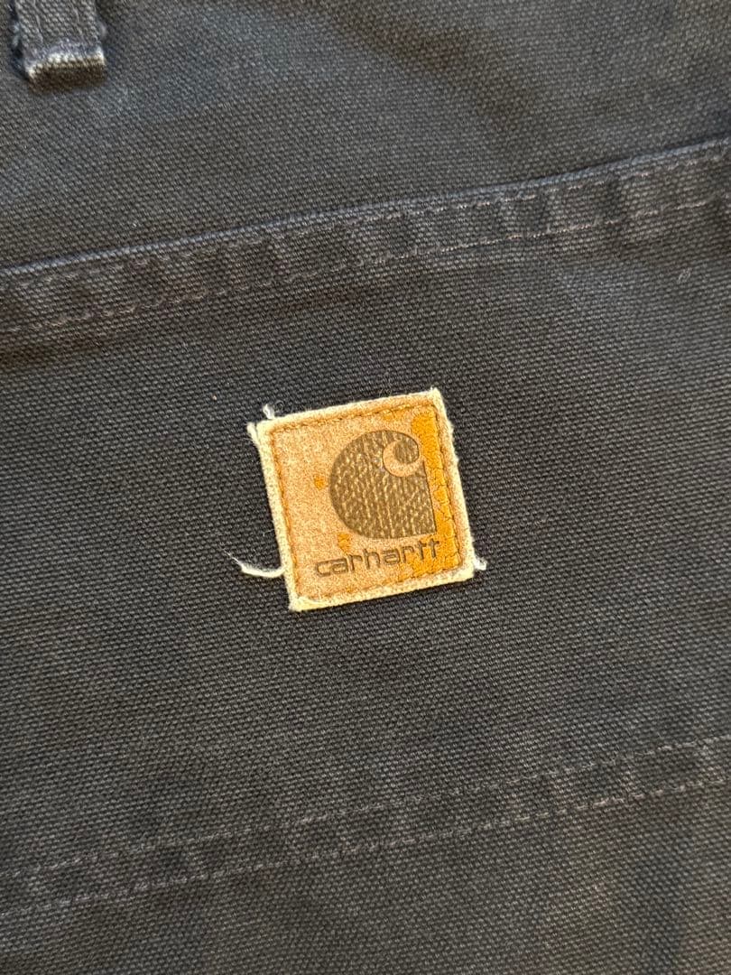 Carhartt ペインターパンツ W38 L32 B11 BLK ブラック 黒