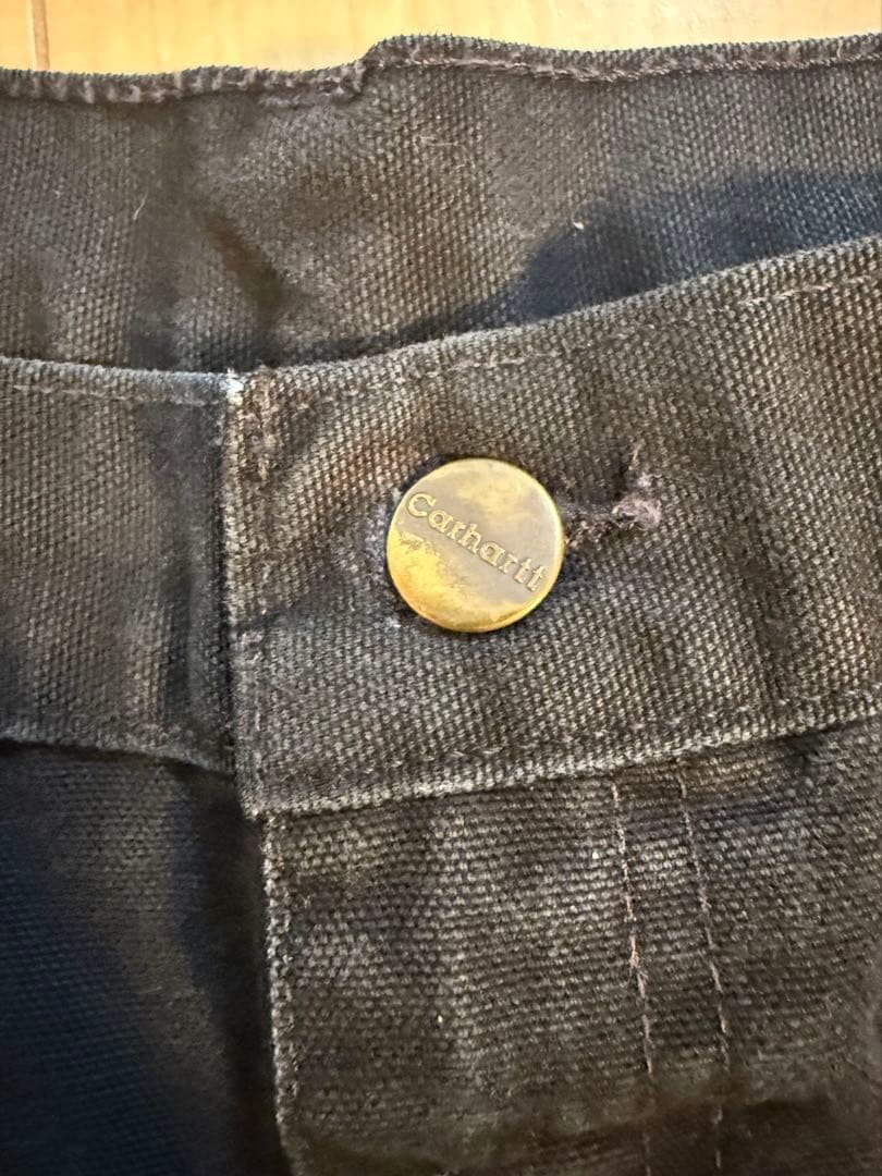 Carhartt ペインターパンツ W38 L32 B11 BLK ブラック 黒