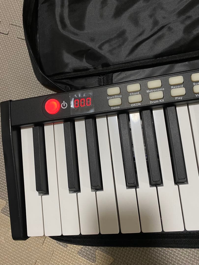 TOMOI 88鍵盤 電子ピアノ 付属品完備 初心者向け ポータブル 譜面台