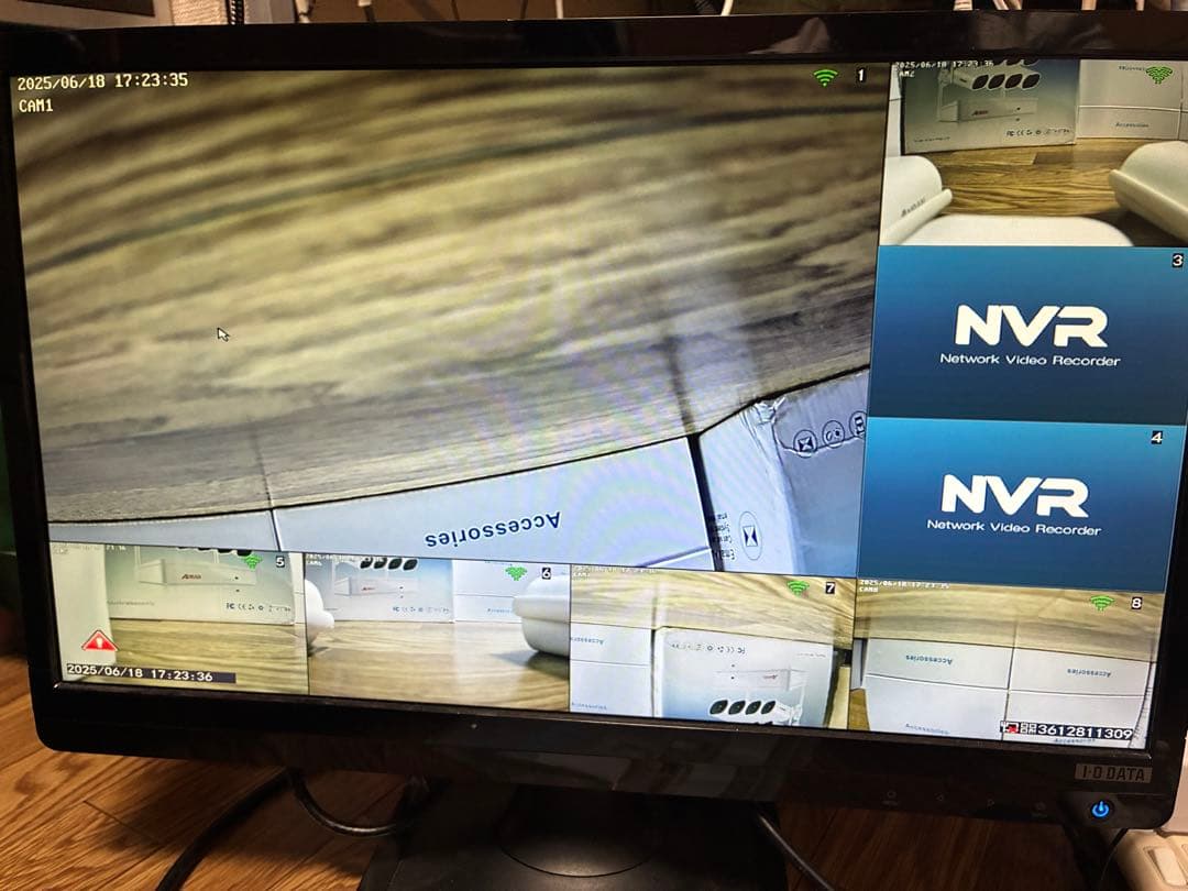 新品ANRAN防犯カメラ無線ダブルアンテナ型8チャンネルセットHDD無し