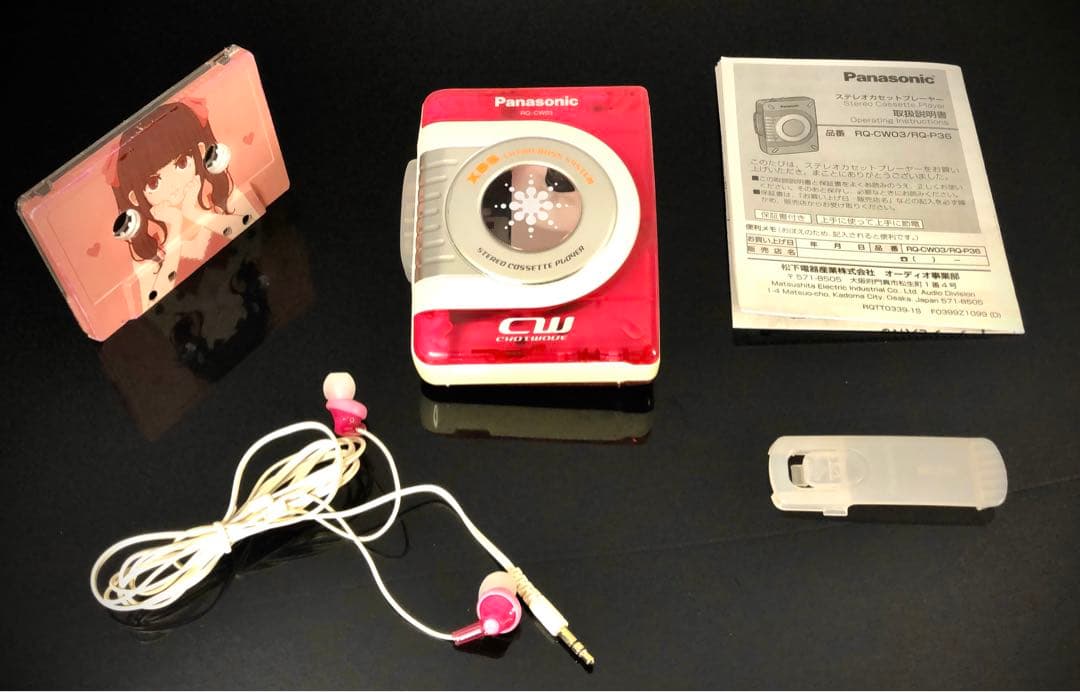 カセットプレーヤーPanasonic RQ-CW03 「 整備済み、完動超美品」
