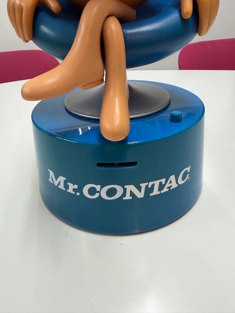 Mr. CONTAC 時計機能付きフィギュア　貯金箱　非売品