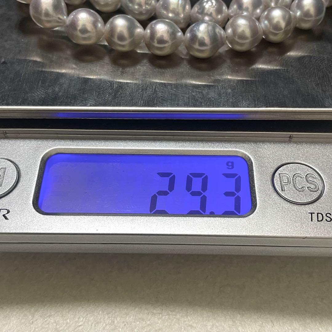 なえ 【テリ強✨大珠】 あこや本真珠 ネックレス パール バロック ブ