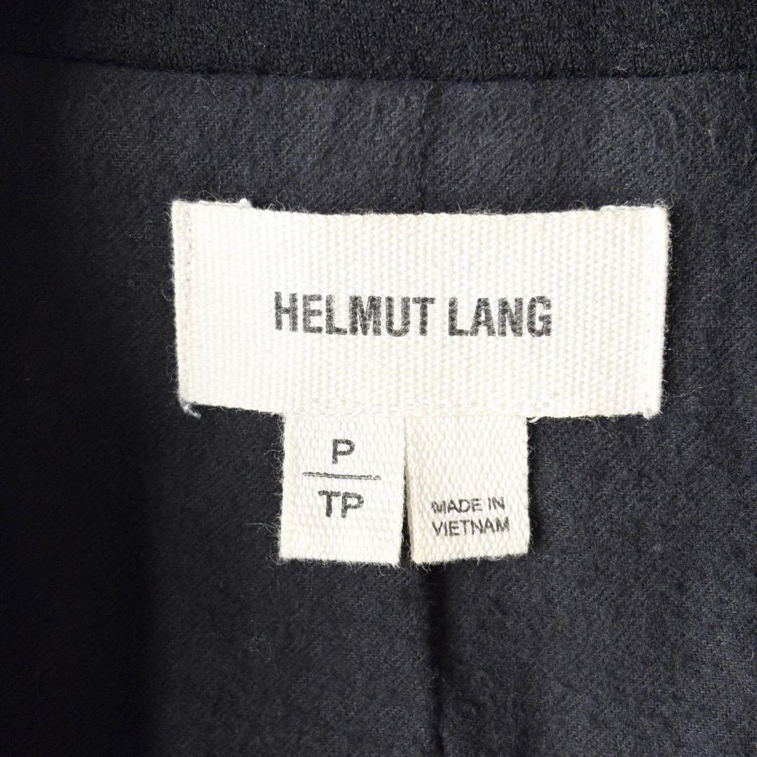 2958y美品　ヘルムートラング　スタンドカラーミドルコート　黒