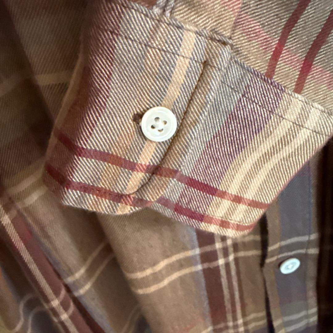 ラルフローレン チェック柄 ロングワンピース 共布ベルト付　中村アンさん着用