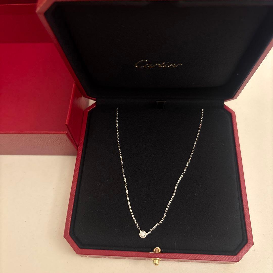 CARTIERカルティエダムール ネックレス、スモールモデル