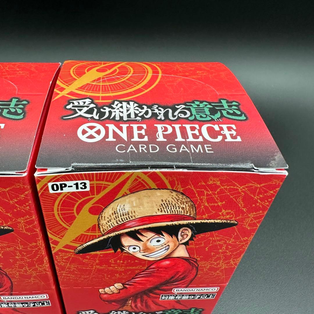 ONE PIECE 受け継がれる意志 4BOX テープカット 封入率一致