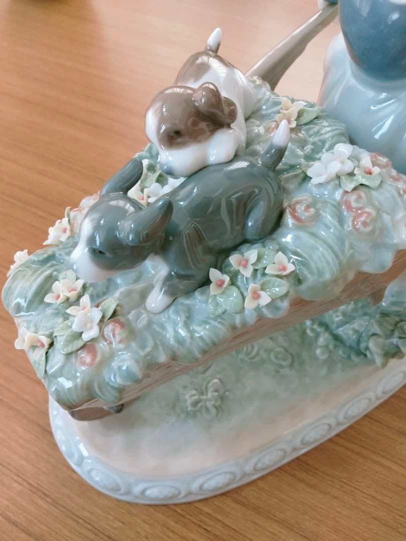 リヤドロ「乗せてあげる！！」新品同様