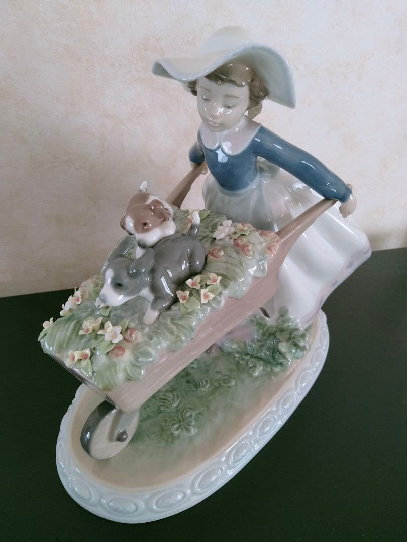 リヤドロ「乗せてあげる！！」新品同様