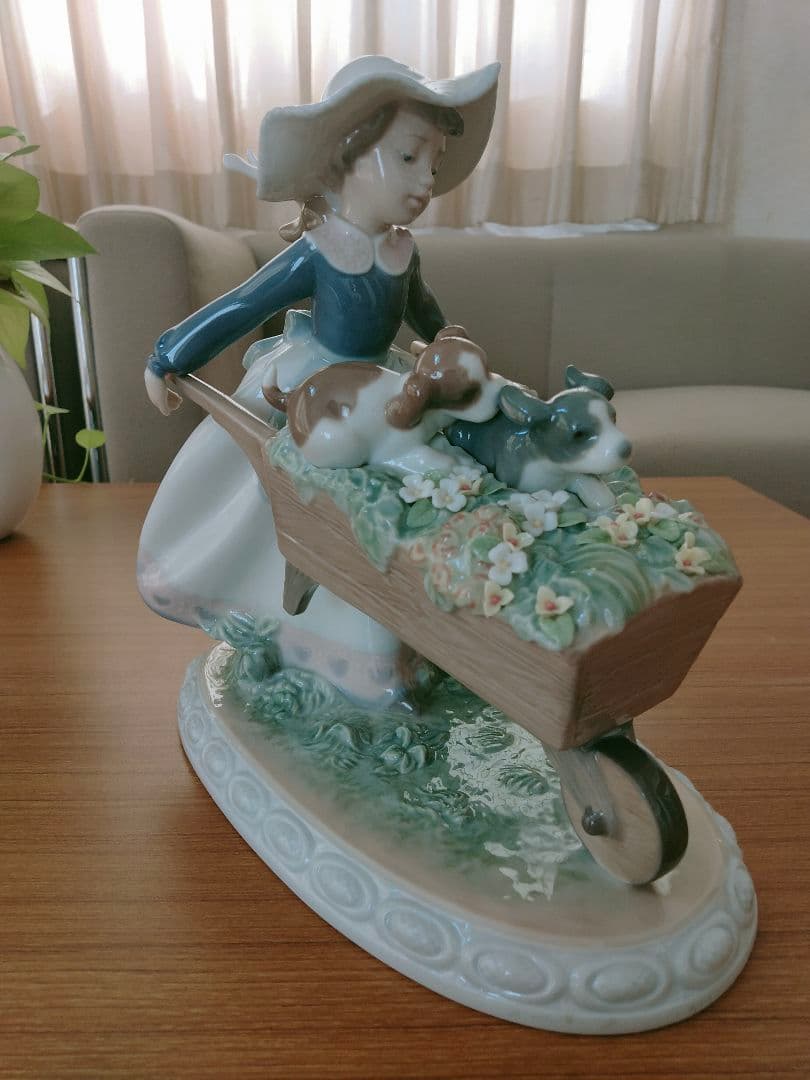 リヤドロ「乗せてあげる！！」新品同様