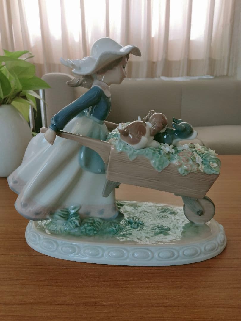 リヤドロ「乗せてあげる！！」新品同様