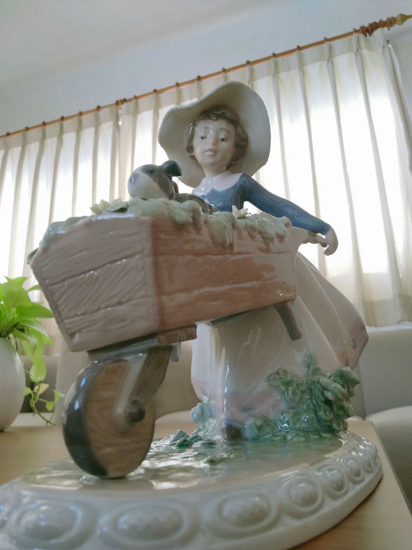 リヤドロ「乗せてあげる！！」新品同様