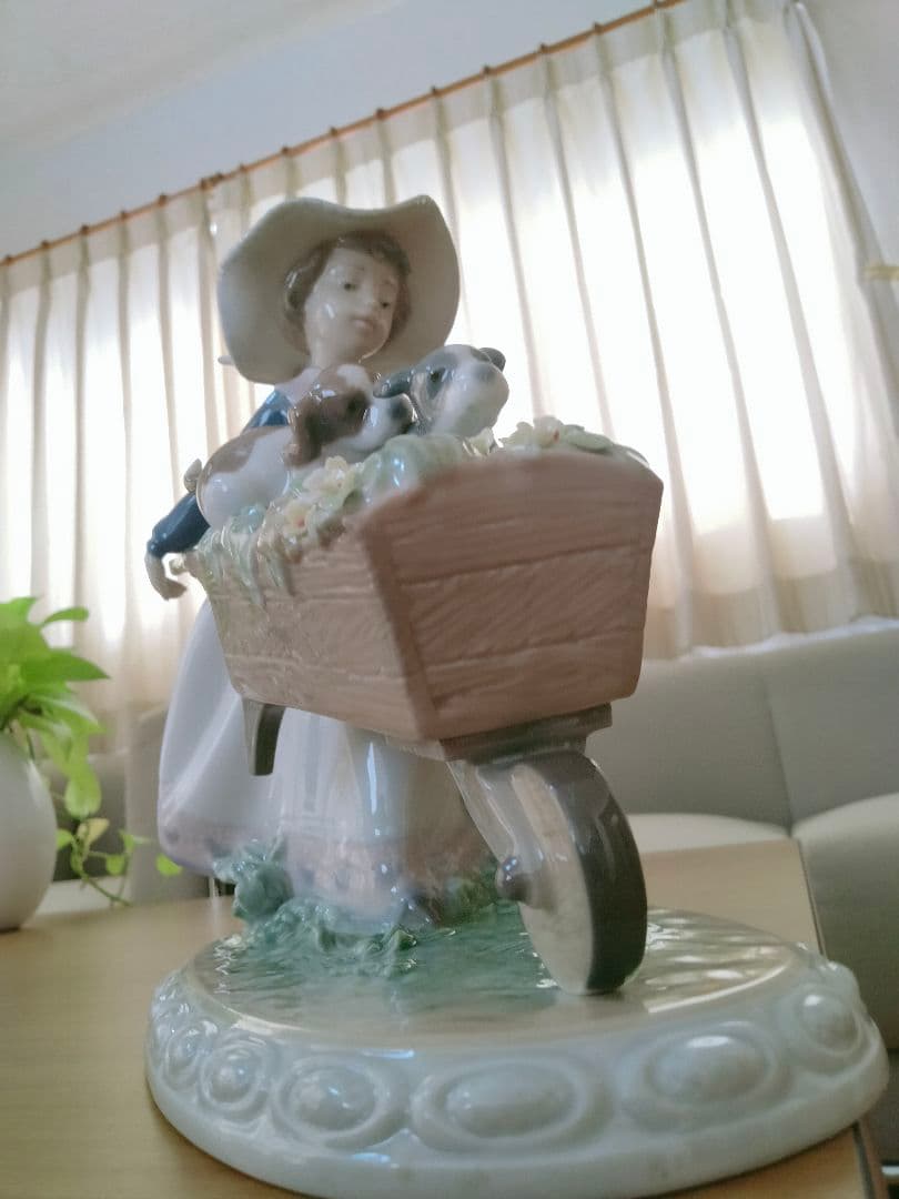 リヤドロ「乗せてあげる！！」新品同様