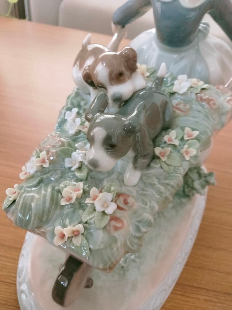 リヤドロ「乗せてあげる！！」新品同様