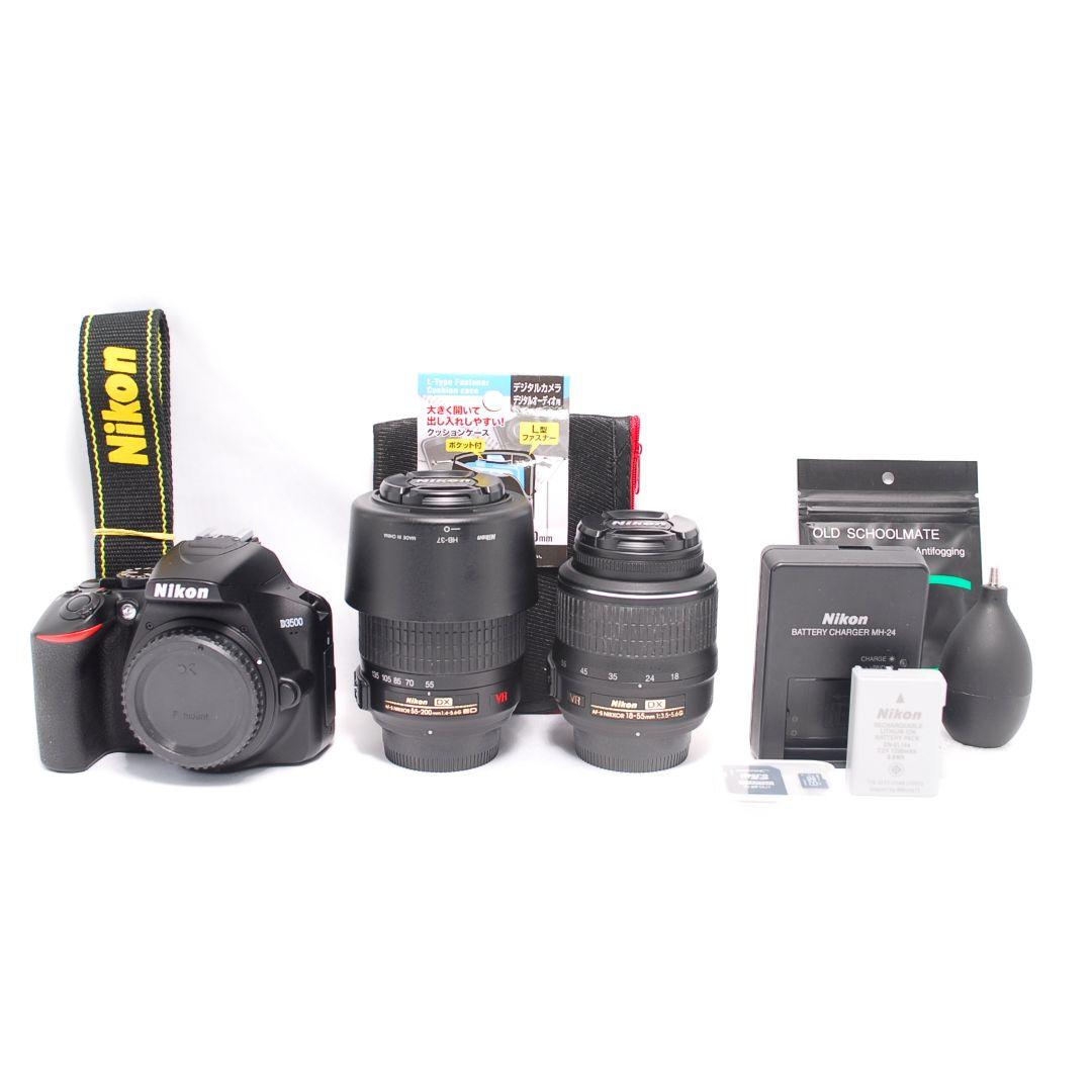 ❤即購入1000円OFF❤ Nikon D3500 手振れ補正搭載 ダブルズーム