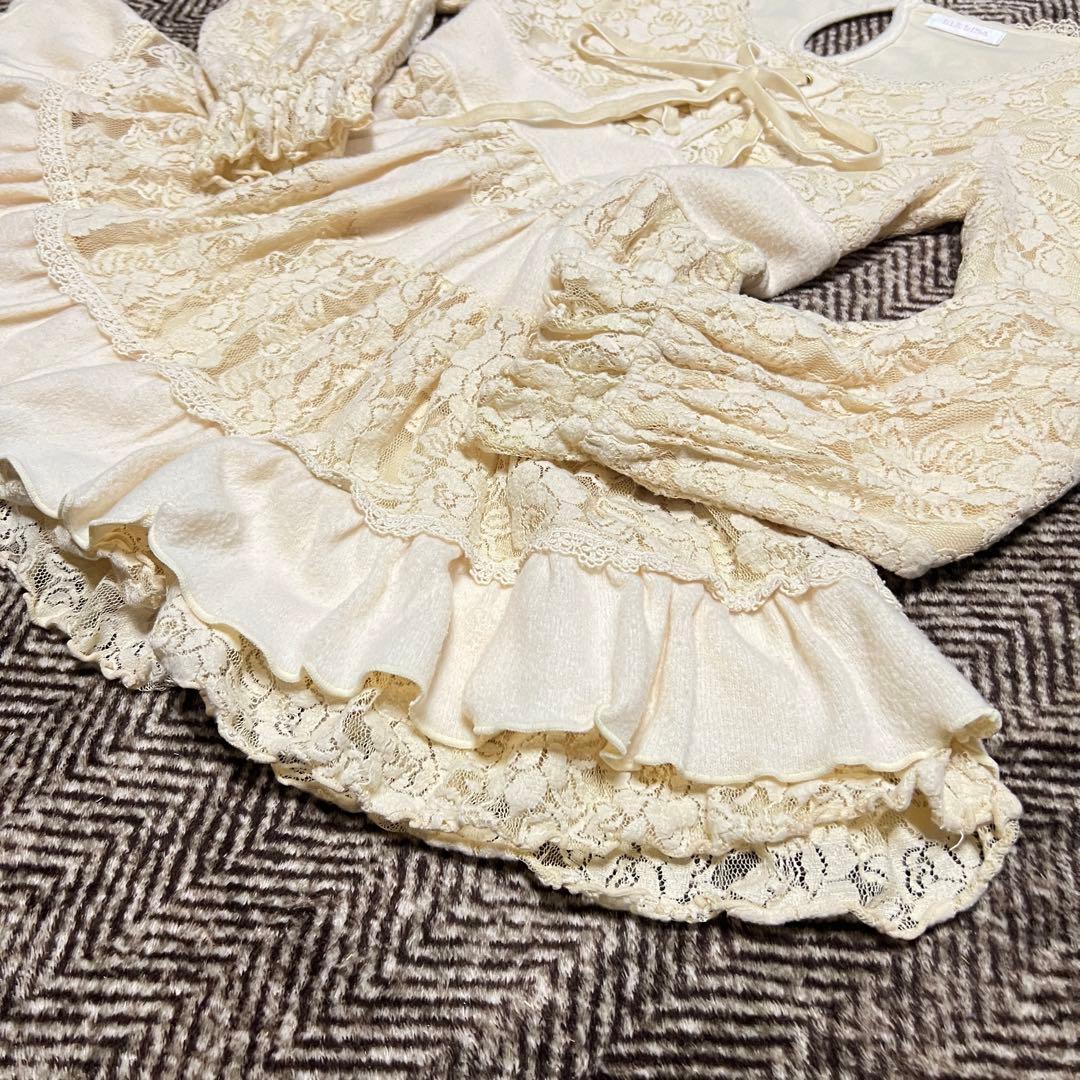 希少 LIZLISA レースミニワンピ 姫ギャル フェアリーグランジ 当時品