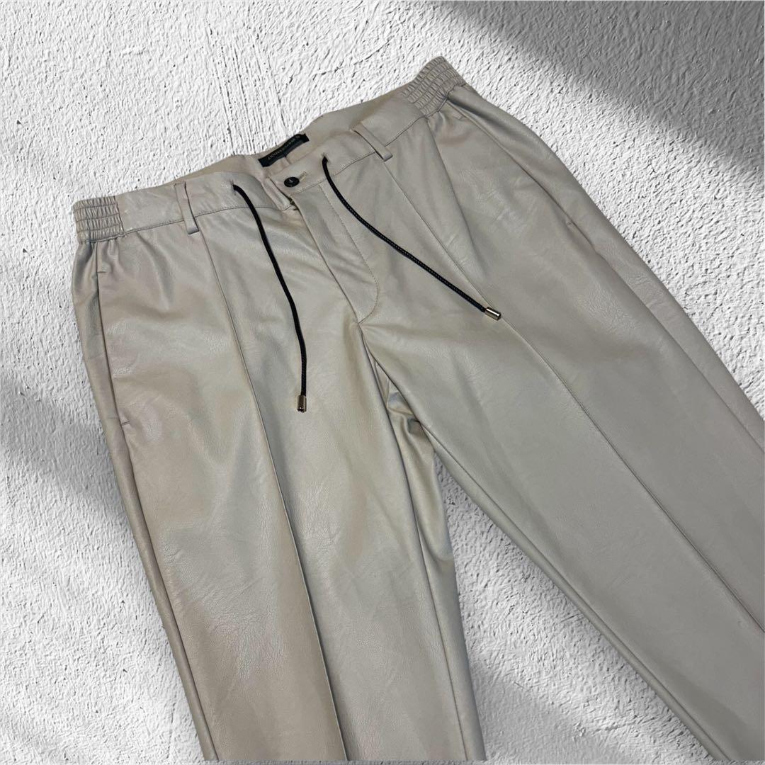 ジャブスアルキヴィオ　マサッチョ　シンセティックレザーパンツ　70周年記念　50