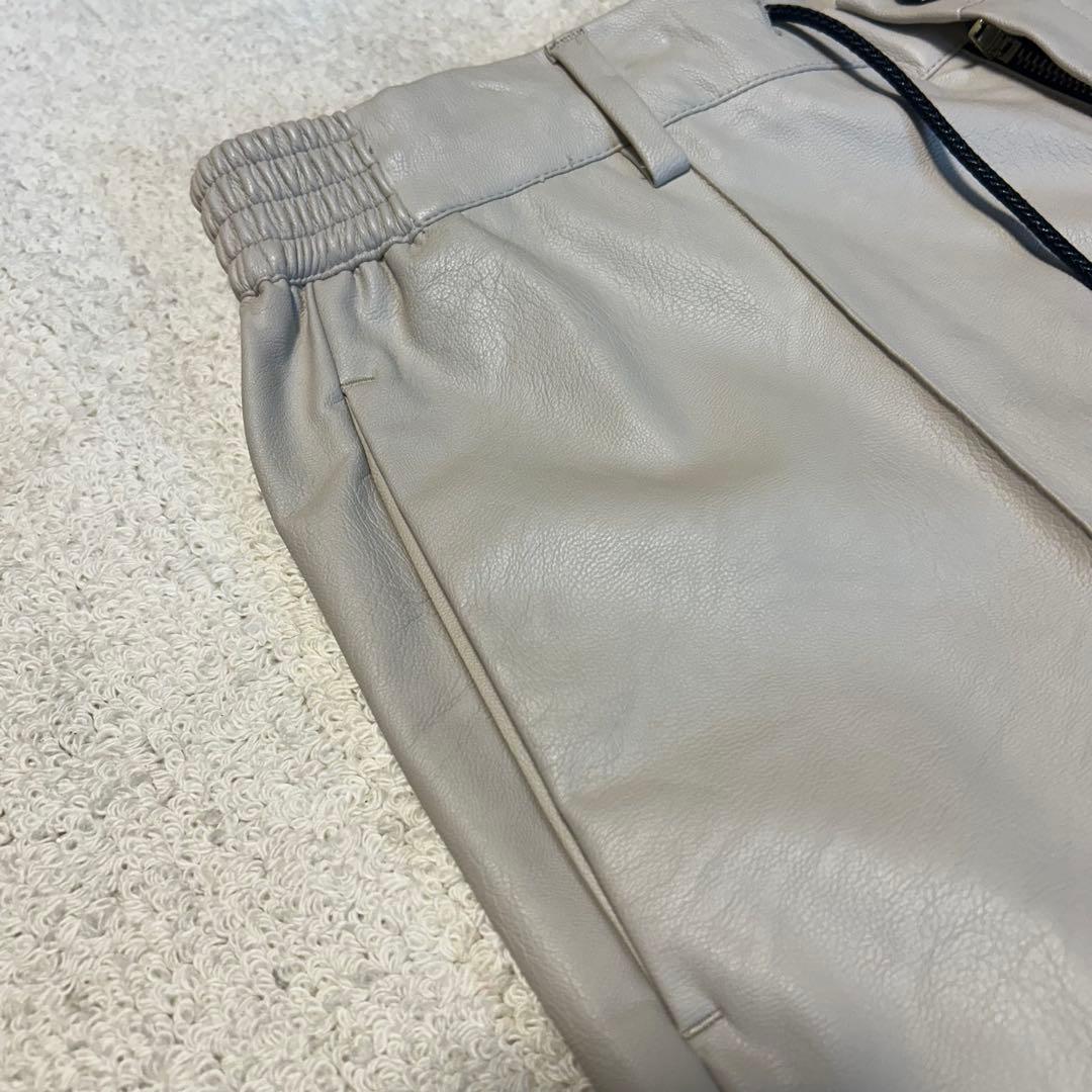 ジャブスアルキヴィオ　マサッチョ　シンセティックレザーパンツ　70周年記念　50